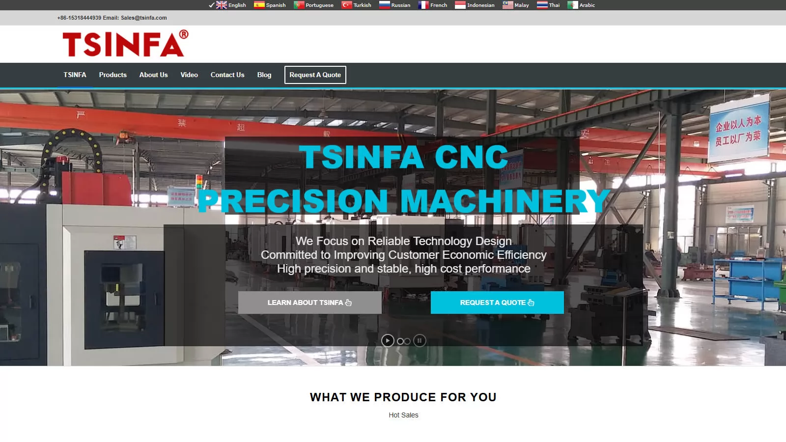 Shandong TSINFA CNC Equipment Co., Ltd.